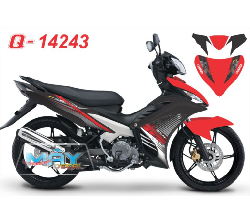 Q 14243 - Exciter soc do den red black duong net hoa van line