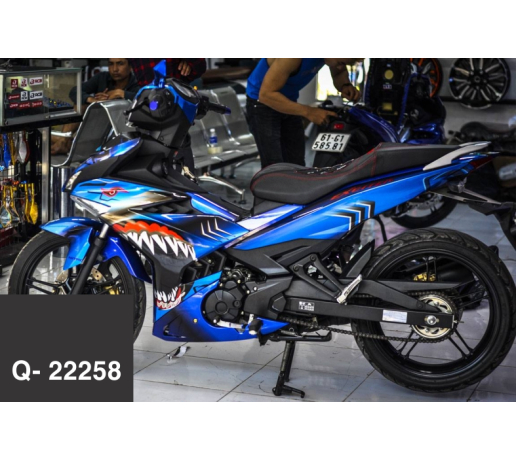 Q- 22258  EXCITER 150  CA MAP XANH DEN