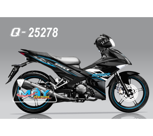 Q 25278 - EX 150 - CHI XANH TRANG DEN DONT PANIC RACING PRODUCT