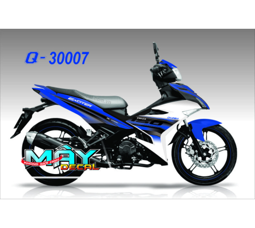 Q-30007 EX 150 XANH TRANG GP den black 
