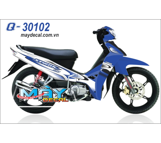 Q-30102 SIRIUS XANH TRANG spark 110