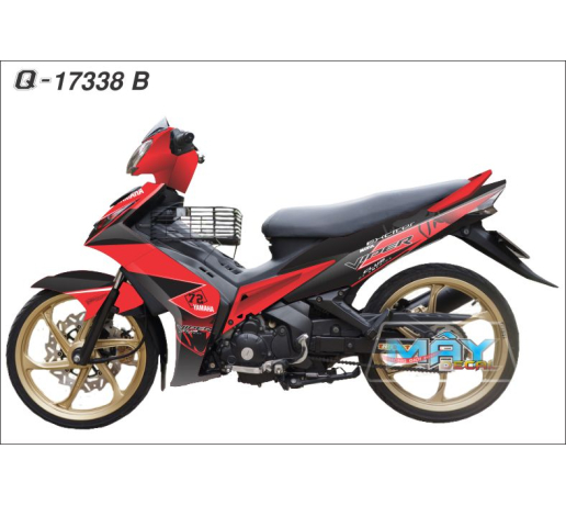 Q 17338 B EXCITER 2010 viper logo do den black red