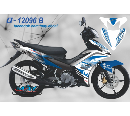 Q 12096 B exciter duong net black blue xanh GP line caro soc r1