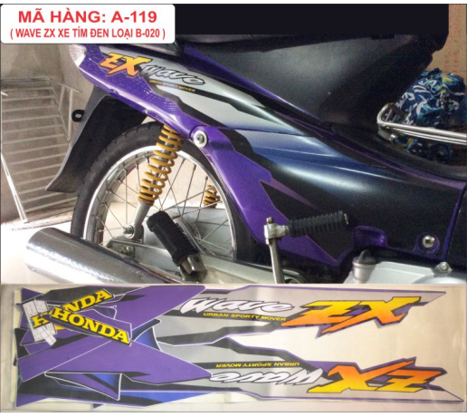 A-119 WAVE ZX XE TIM DEN LOAI B-020