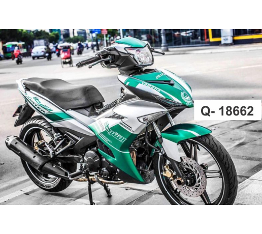 Q- 18662 EXCITER 150 POLICE DUBAI XANH BAC