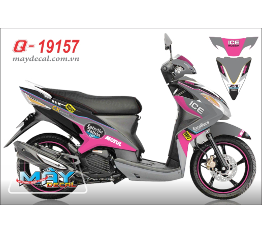 Q 19157 - Luvias hong xam pink gray logo tem dau duong net line