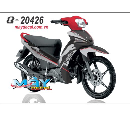Q 20426 SI FI DEN BLACK XAM GRAY DO RED PUMA  BAO