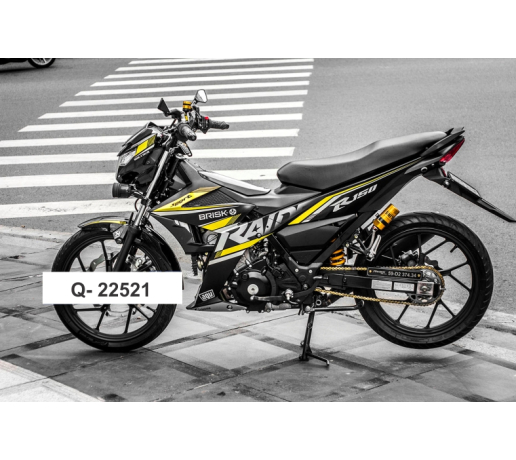 Q- 22521 RAIDER FI SOC R150 VANG DEN