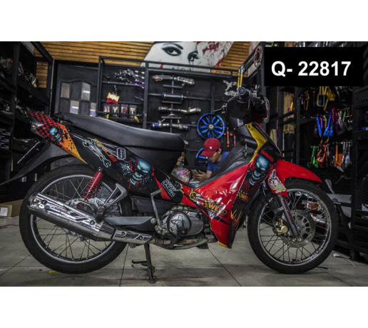 Q- 22817 SIRIUS SKULL WELD RACING DO DEN