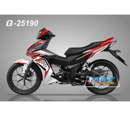 Q 25190 - WINNER 150 - CHI TRANG DO DEN - UMA RACING - SNAP ON - KSR