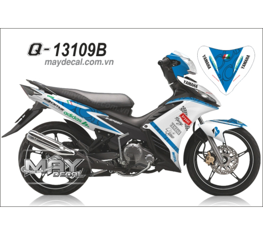 Q 13109B EX 2011 trang white xanh gp blue addidas NGK bryant need for speed dunlop motogp