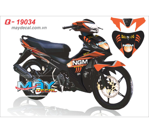 Q 19034 Exciter NGM logo dark dog cam den organe black