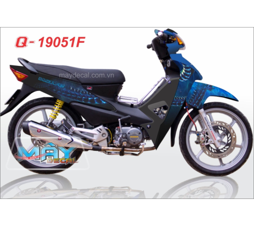 Q 19051F - WAVE RS rong den black dragons xanh duong blue gp