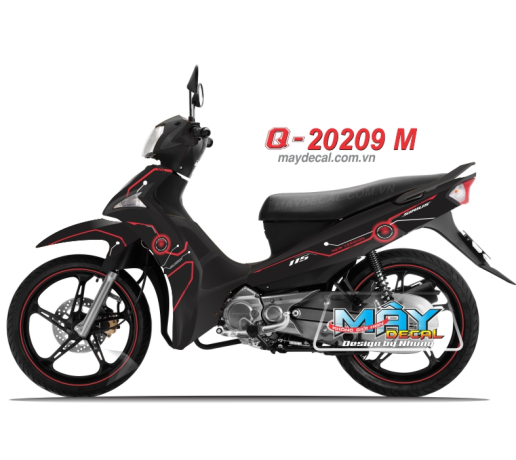 Q 20209 M - Sirius FI do den black red hinh tron new version cycal