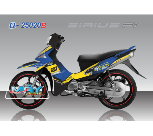 Q 25020 B - SIRIUS FI den black VANG yellow xạnh gp blue cat orrcon steel dunlop footwear mo chim