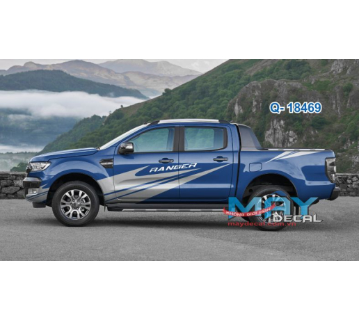 Q- 18469 RANGER SOC BAC XE XANH DUONG