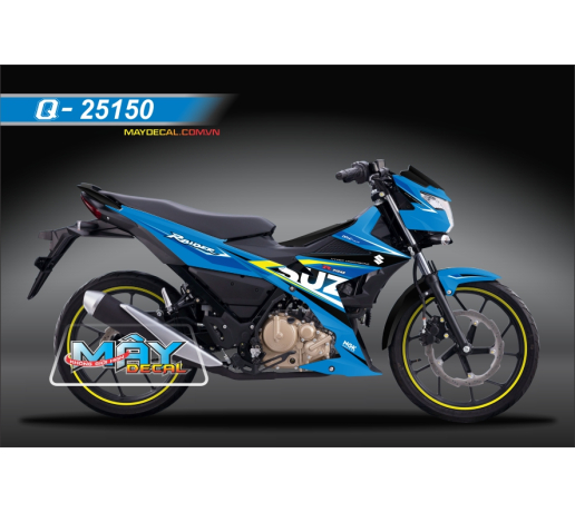 Q 25150 - RAIDER FI xanh blue r150 chi line 