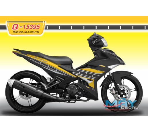 Q 15395 EX 150 60 NAM CHE (GOC) vang yellow den black trang white tuong gach soc
