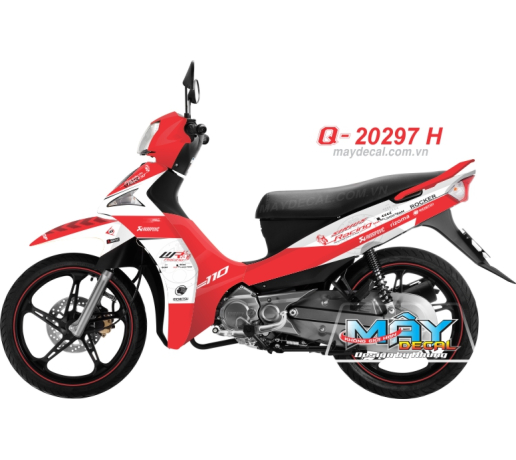 Q 20297 H - Sirius FI racing trang do white red logo ur team caro rizoma