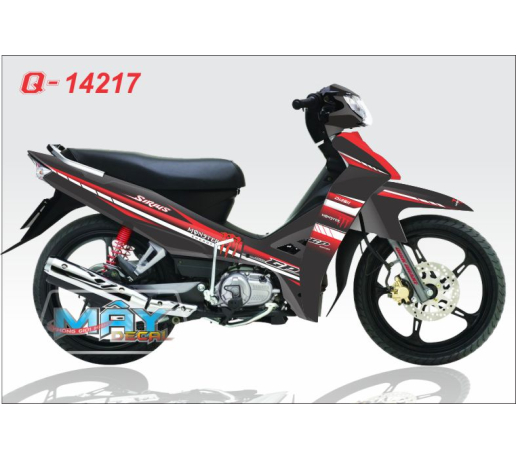 Q 14217 - SIRIUS duong net line quy monster do den black red dau vet mong tay cao devil