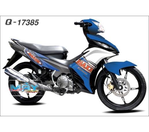 Q 17385 EXCITER 11 trang xanh gp white blue maxx logo