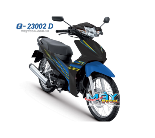 Q 23002 D - WAVE S 110 - MK xanh gp den vang black yellow blue duong net line