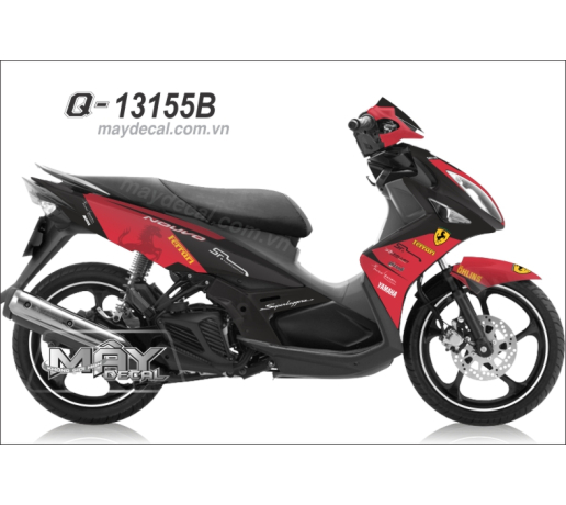 Q 13155B NO 4 ferarry ngua horse do red den black logo