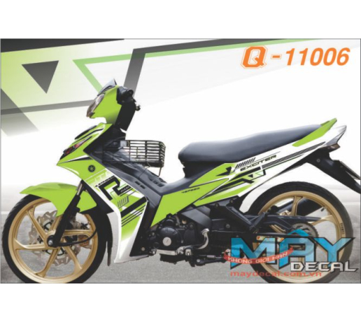 Q 11006 ex 2009, tem r, xanh z1000, trang roi