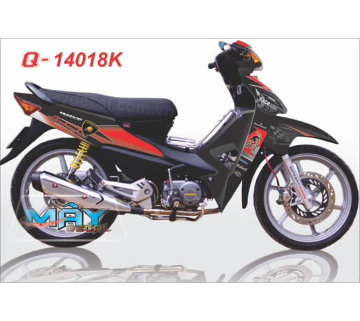 Q 14018K - WAVE  vang den, lamboghini bo cow yellow black