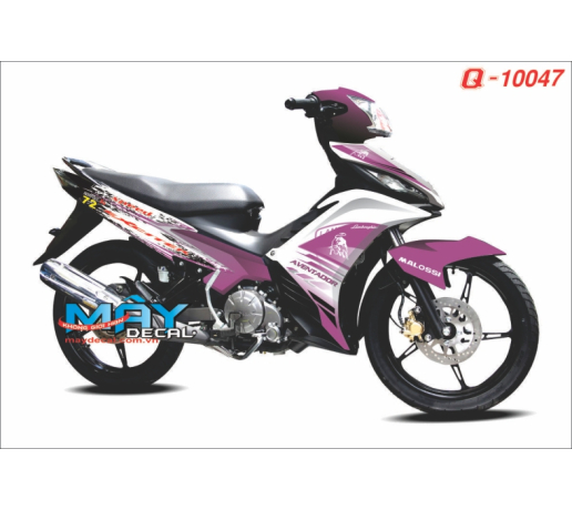 Q 10047 Exciter 2011 lamboghini bo cham tim trang puple white vet son