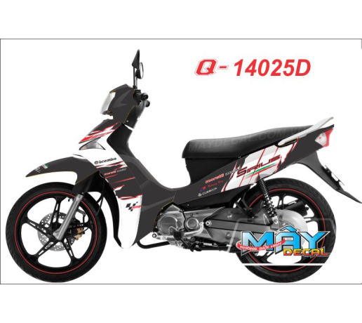 q 14025d - si fi vet rach cao west moto gp trang den do white black