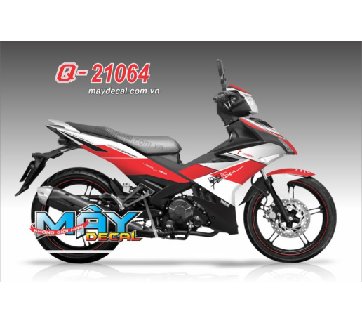 Q 21064 EX 150 TRANG DO RED BLACK HKS CHU KY