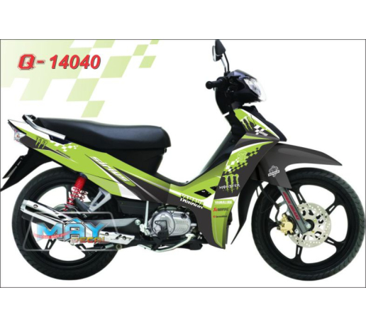 Q 14040 sirius monster dau vet mong tay cao xanh kawa den black green