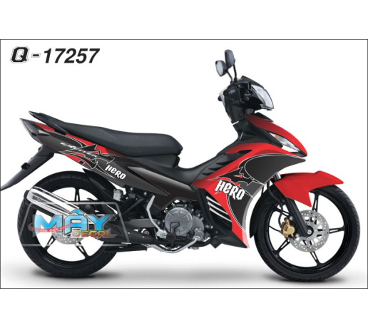 Q 17257 EXCITER do den red black hero anh hung