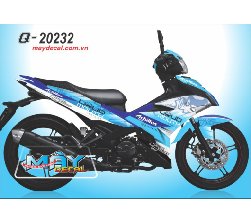 Q 20232  EX 150 loud mouth achilles xanh gp duong blue