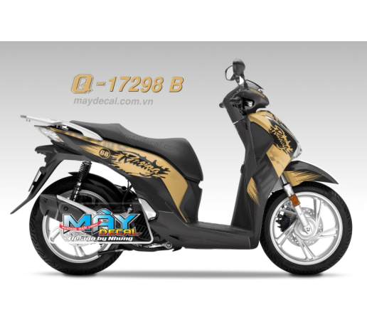 Q 17298 B - SH 2017  vang dong cooper den black racing vet son soc