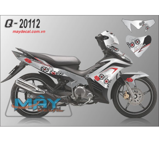 Q 20112 Ex211 trang xam white gray hinh tron rang cua duong net line