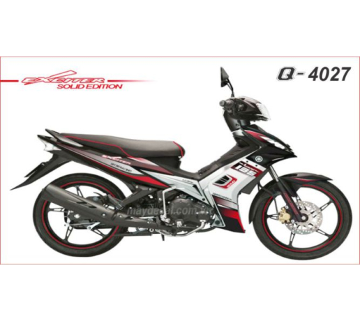 Q 4027 EX 2009 tem roi duong net line zin den do red black white trang
