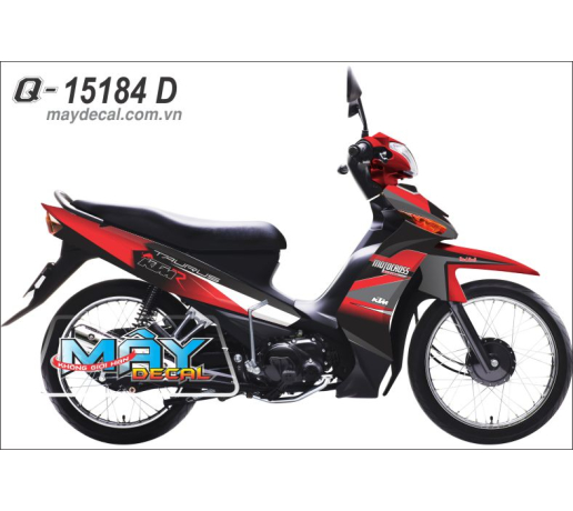 Q 15184 D TAURUS do den xam ktm r motocross white red black gray