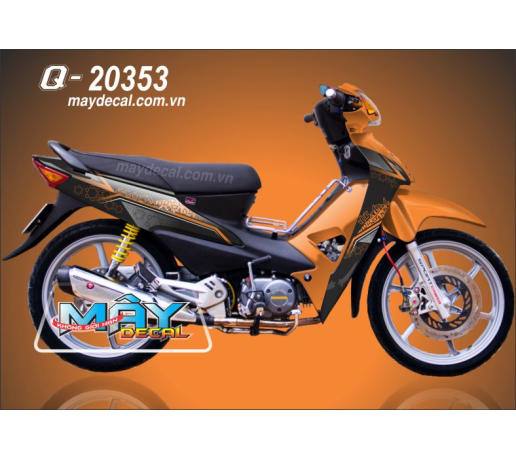 Q 20353 WAVE @ den black cam oranges  xam gray trang white abmc cham 