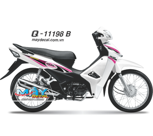 Q 11198 B - WAVE 2017  trang white pink hong tem roi duong net soc rr