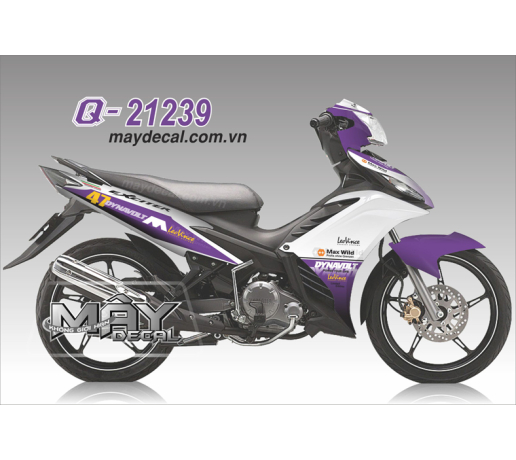 Q 21239 EX 2011 trang tim white purple logo M tem dau dynavolt max wild leo vince