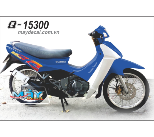 Q 15300 SPORT trang xanh gp tem roi hoac van white blue
