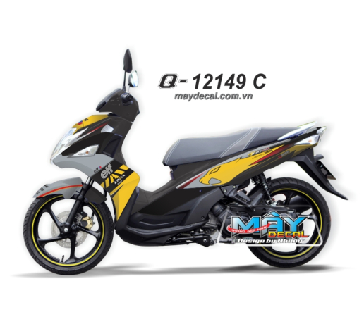 Q 12149 C - Nouvo 6 MARC su tu toll logo elf vang den xam black yellow gray nhu khai