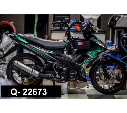 Q- 22673 EXCITER 2010 SPARK RR DEN XANH LUC BAO