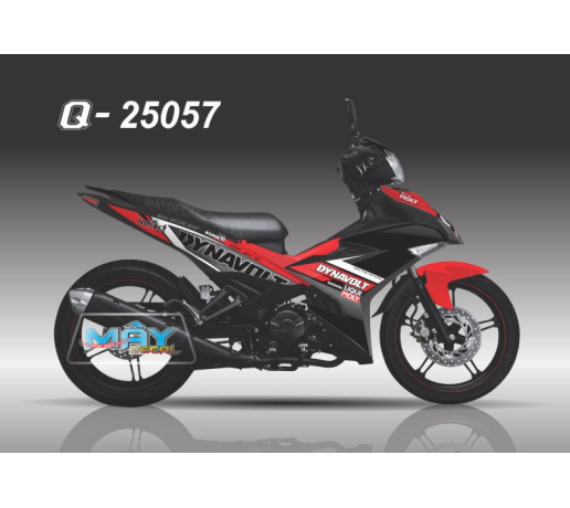 Q 25057 - EX 150 do red den black trang white dynavolt liqui  moly  soc kuhn  intact 