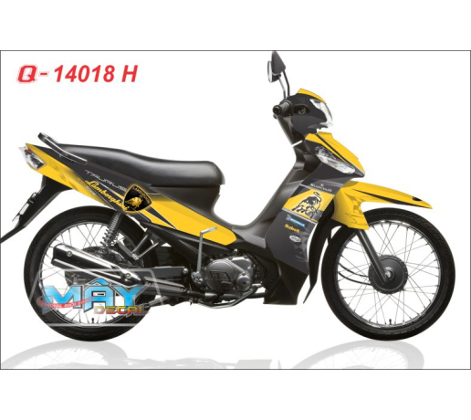 Q 14018 H -TAURUS  vang den, lamboghini bo cow yellow black