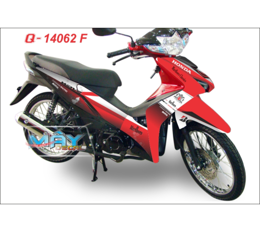 Q 14062 F WAVE  trang do, Marlboro red white thuoc la