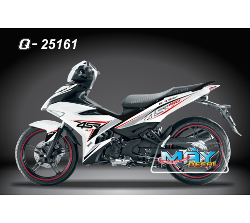 Q 25161 - EX 150.jpg  trang white den black do red 4sr  chi net 