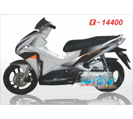 Q 14400 - AB 2011 cam xam den black orange gray duong ne tline phoi mau air brush